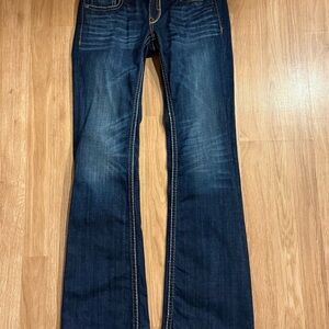 EUC Studio 5 YMI Low-Rise Bootcut Jeans - Dark Blue - Size 27x33